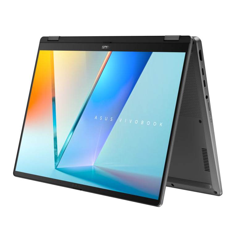 ASUS Vivobook 14 Flip OLED TP3407SA-QL064W Copilot+ PC - Ordenador Portátil 14" WUXGA (Intel Core Ultra 7 258V. 32GB RAM. 1TB SSD. Arc Graphics 140V. Windows 11 Home) Gris - Teclado QWERTY español