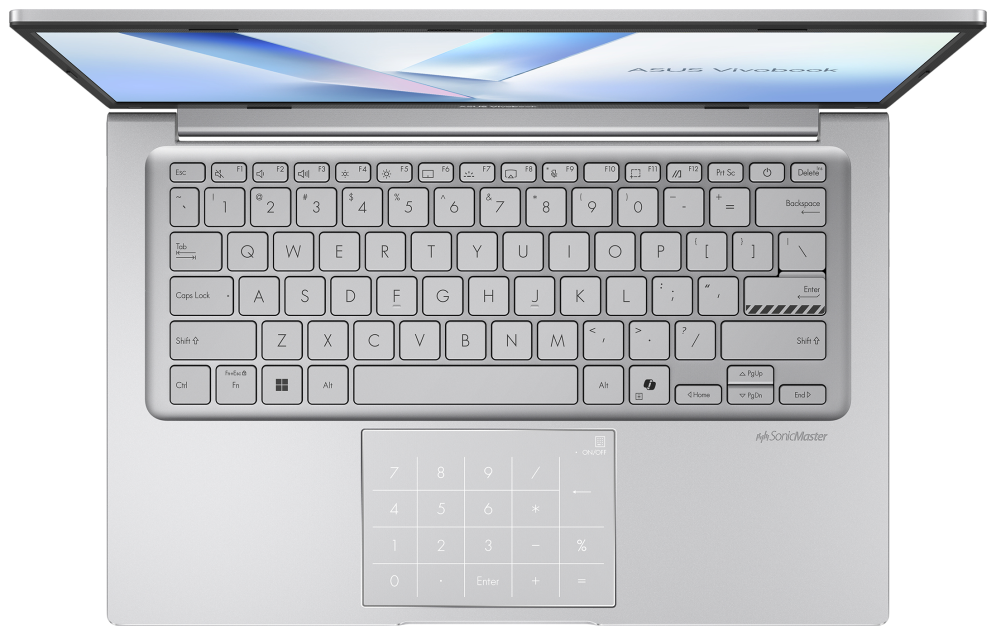 PORTATIL ASUS VIVOBOOK X1404MA-EB313 CORE 5 320 8GB 512GB 14" FreeDOS PLATA noAC - detalle