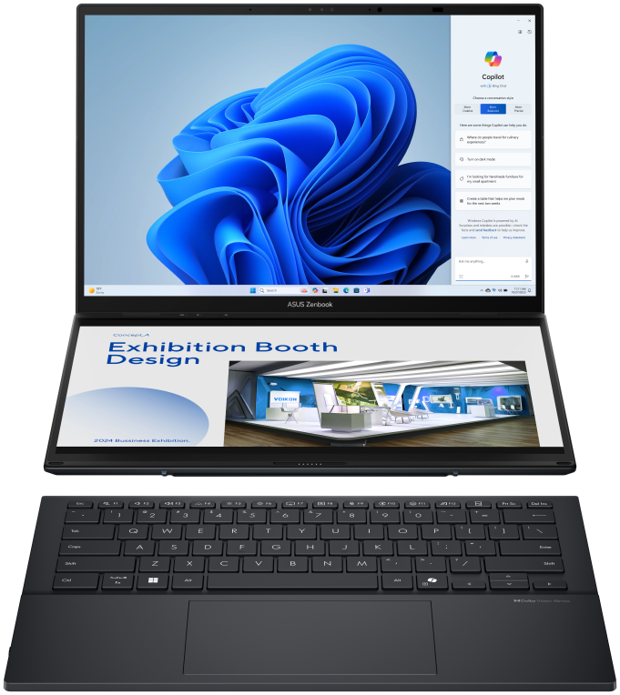 PORTATIL ASUS ZENBOOK DUO UX8406CA-QL336W U7 255H 32GB 1TB 14"OLED W11H - detalle