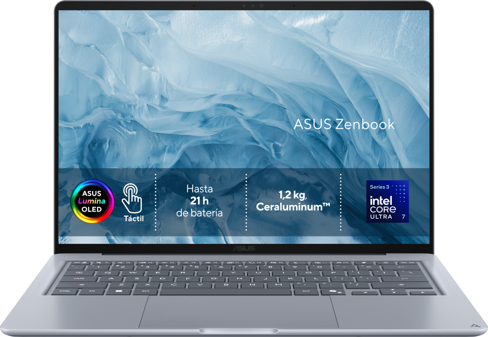 PORTATIL ASUS ZENBOOK UX3480AA-SU535W U7 355 24GB 512GB 14" W11H BLUE noAC