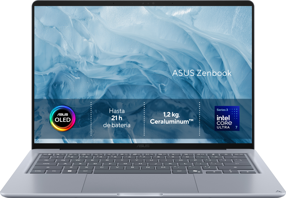 PORTATIL ASUS ZENBOOK UX3480AA-U1537 U7 355 16GB 512GB 14" FreeDOS BLUE noAC