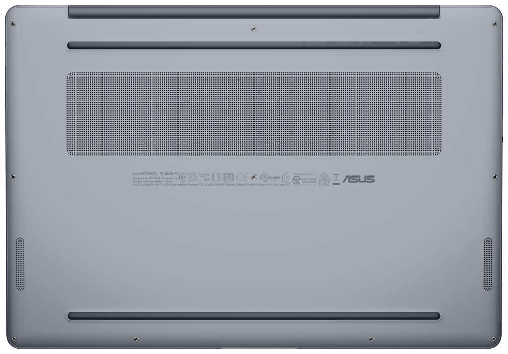 PORTATIL ASUS ZENBOOK UX3480QA-U1144W SNAPDRAGON X1-26-100 16GB 256GB 14" W11H noAC - detalle