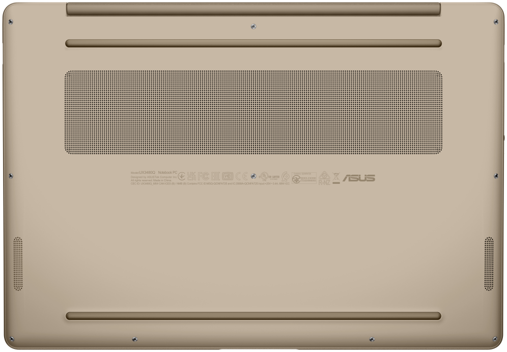 PORTATIL ASUS ZENBOOK UX3480QA-U1223W SNAPDRAGON X1-26-100 16GB 256GB 14" W11H noAC - detalle