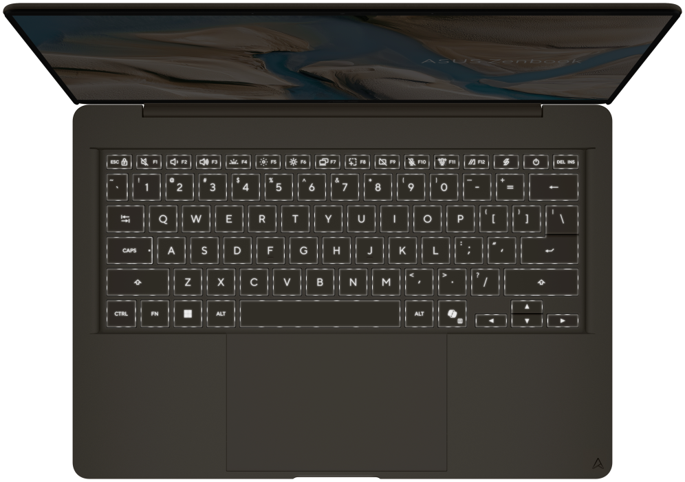 PORTATIL ASUS ZENBOOK UX3480QA-U1223W SNAPDRAGON X1-26-100 16GB 256GB 14" W11H noAC - detalle