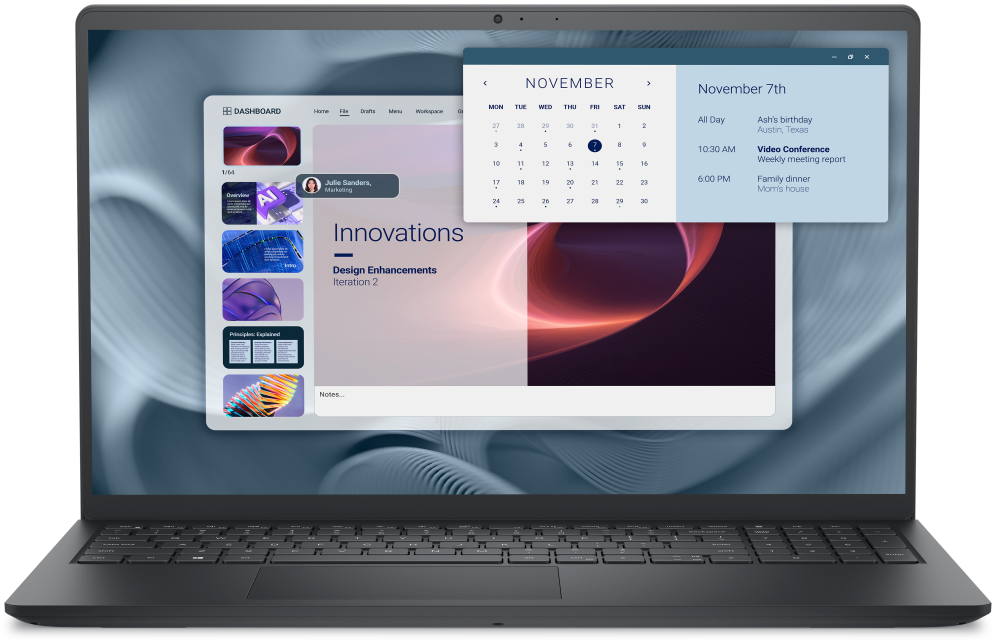 PORTATIL DELL PRO 15 ESSENTIAL PV15250 i7-1355U 16GB 512GB 15.6"FHD W11H