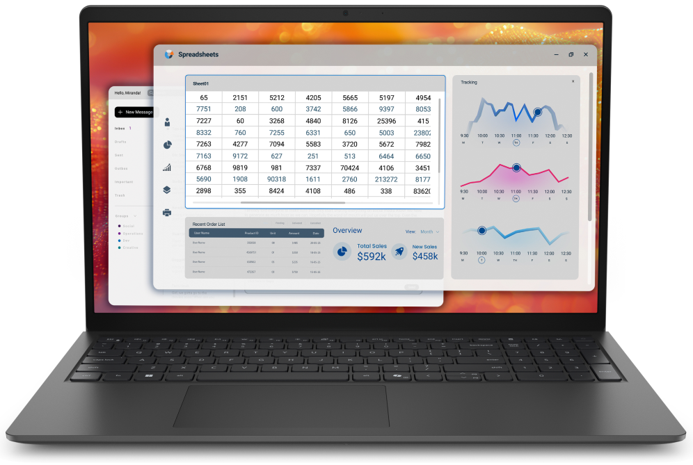 PORTATIL DELL PRO 15 ESSENTIAL PV15265 R5 130 16GB 512GB 15.6"FHD W11P - detalle