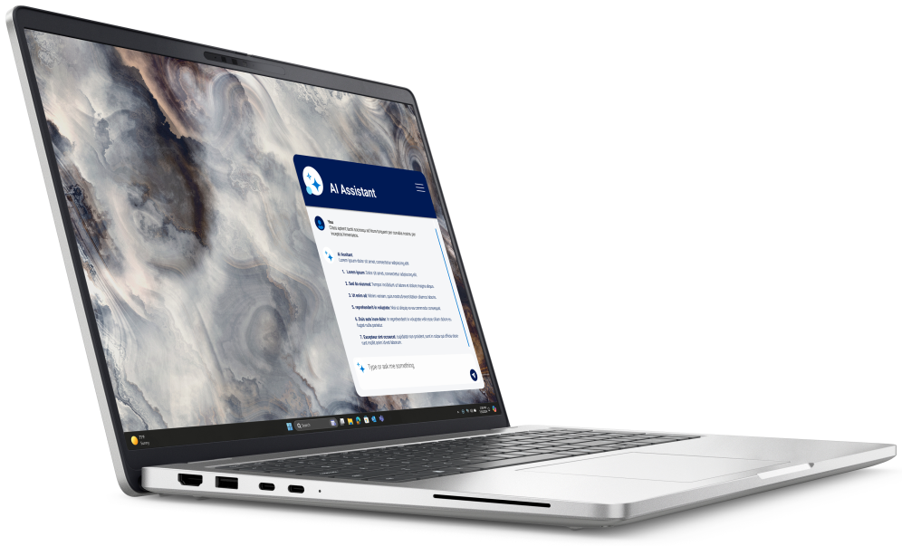 PORTATIL DELL PRO 16 PLUS PB16250 U7-266V 16GB 512GB 16"FHD W11P noAC - detalle
