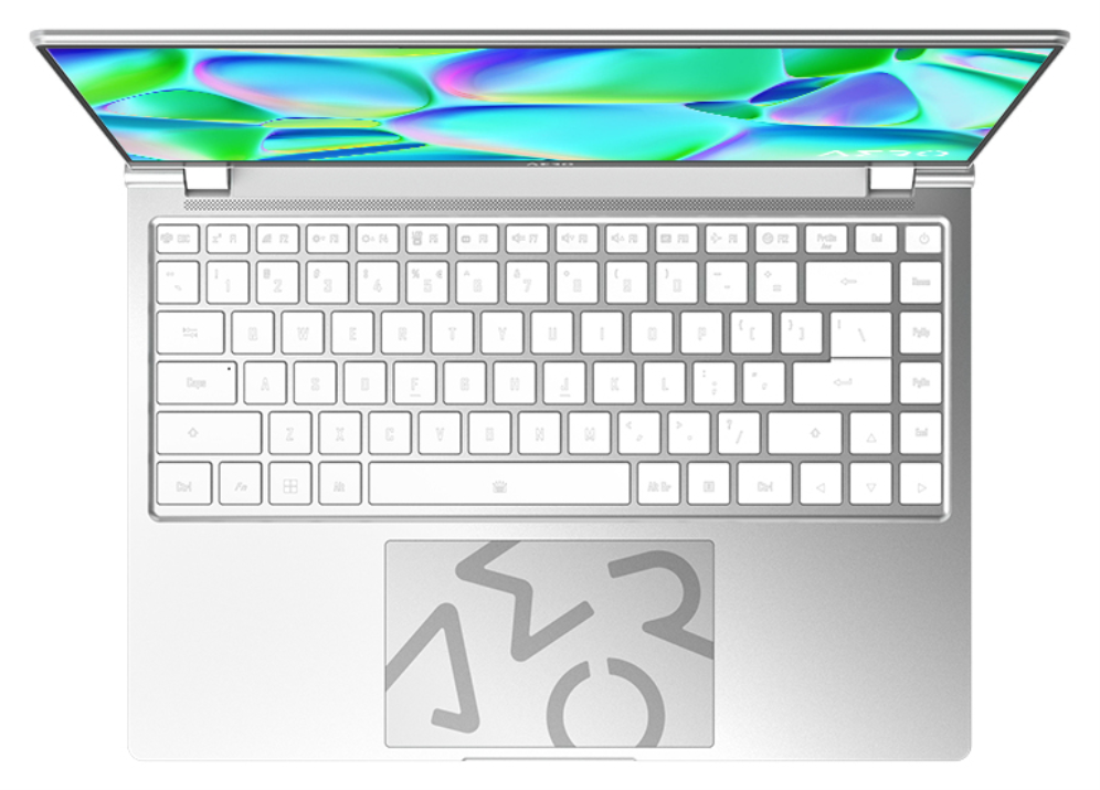 PORTATIL GIGABYTE AERO 14 OLED 9MF-E2SESB4SH i5-12500H 16GB 1TB RTX4050 14" W11H - detalle