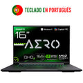 GIGABYTE AERO X16 1VH93PTC94AH ordenador portatil AMD Ryzen AI 7 350 Portátil 40.6 cm (16") WQXGA 16 GB DDR5-SDRAM 1 TB SSD NVIDIA GeForce RTX 5060 Wi-Fi 6E (802.11ax) Windows 11 Home Portugués Gris