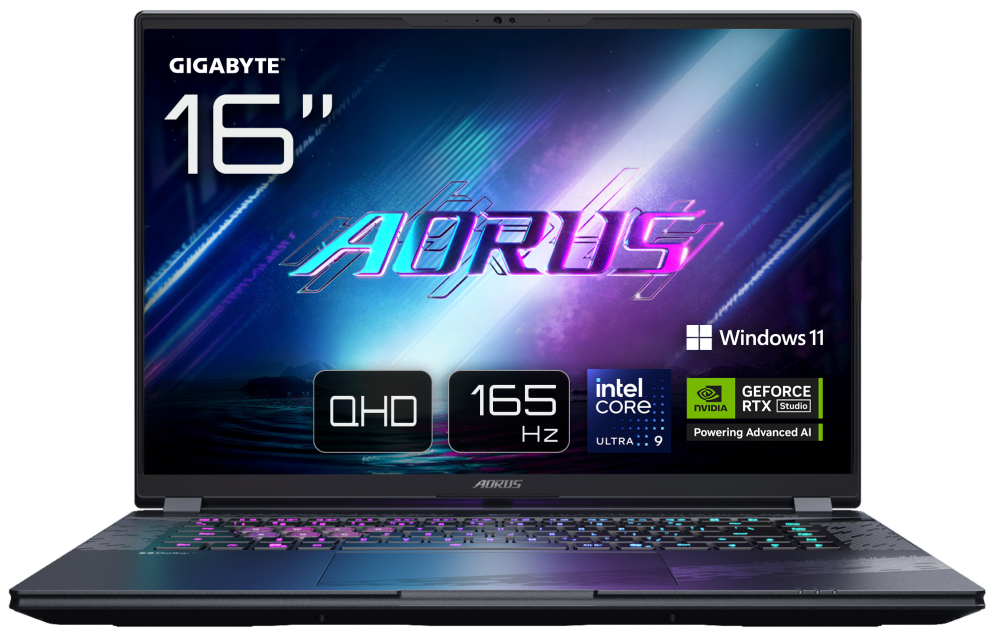 PORTATIL GIGABYTE AORUS MASTER 16 U9-275HX - detalle