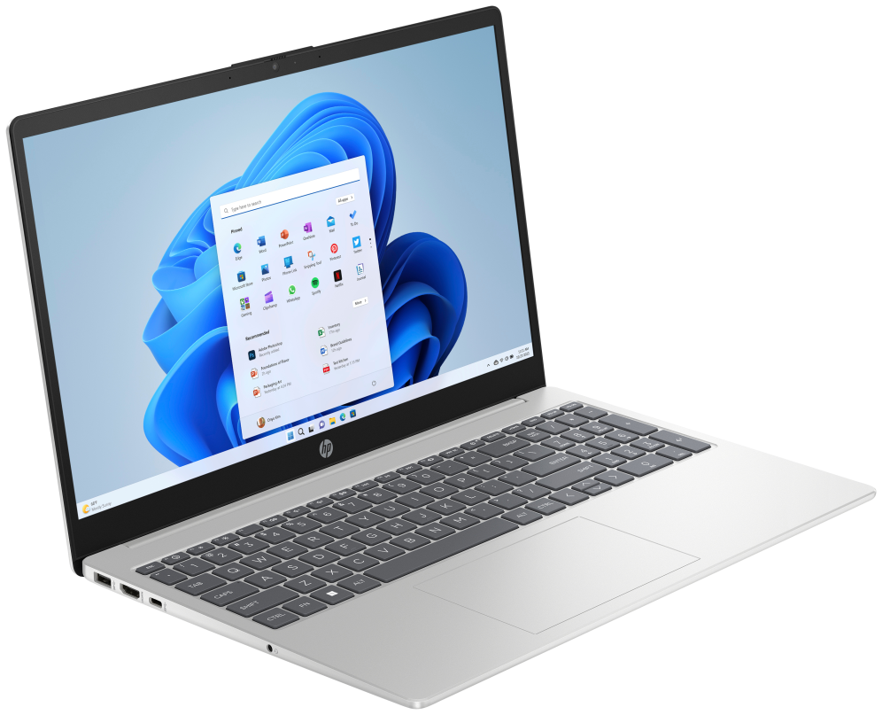 PORTATIL HP 15-FD1010NSX CORE 7 150U 16GB 512GB 15.6" W11H PLATA - detalle
