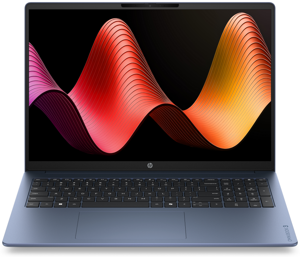 HP OmniBook 3 Laptop 16-by0008ns AMD Ryzen™ 7 Portátil 40.6 cm (16") 2K 16 GB DDR5-SDRAM 1 TB SSD Wi-Fi 6 (802.11ax) Fre