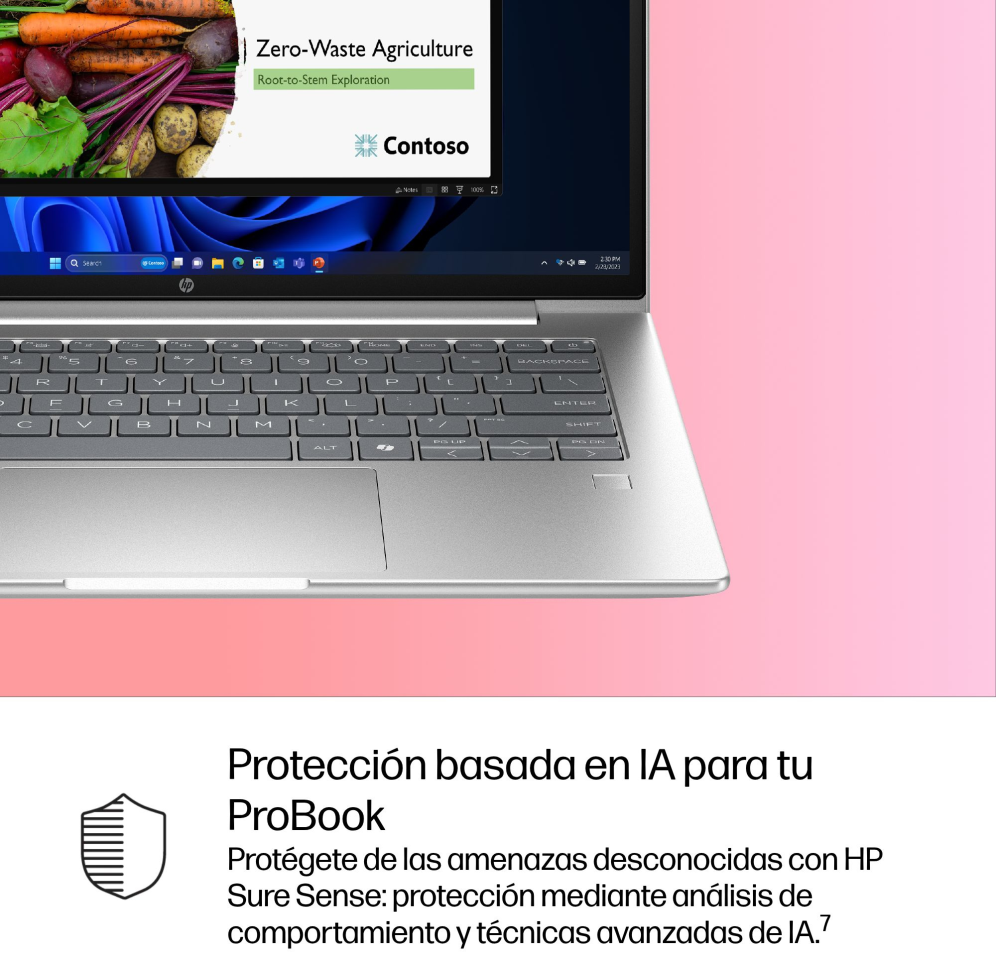 PORTATIL HP PROBOOK 4 G1i U5-225U 16GB 512GB 14" W11P - detalle