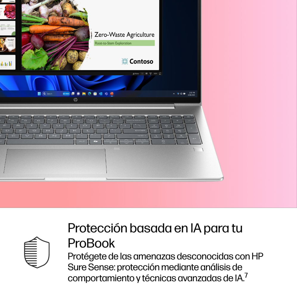 PORTATIL HP PROBOOK 4 G1i U5-225U 16GB 512GB 16" W11P - detalle