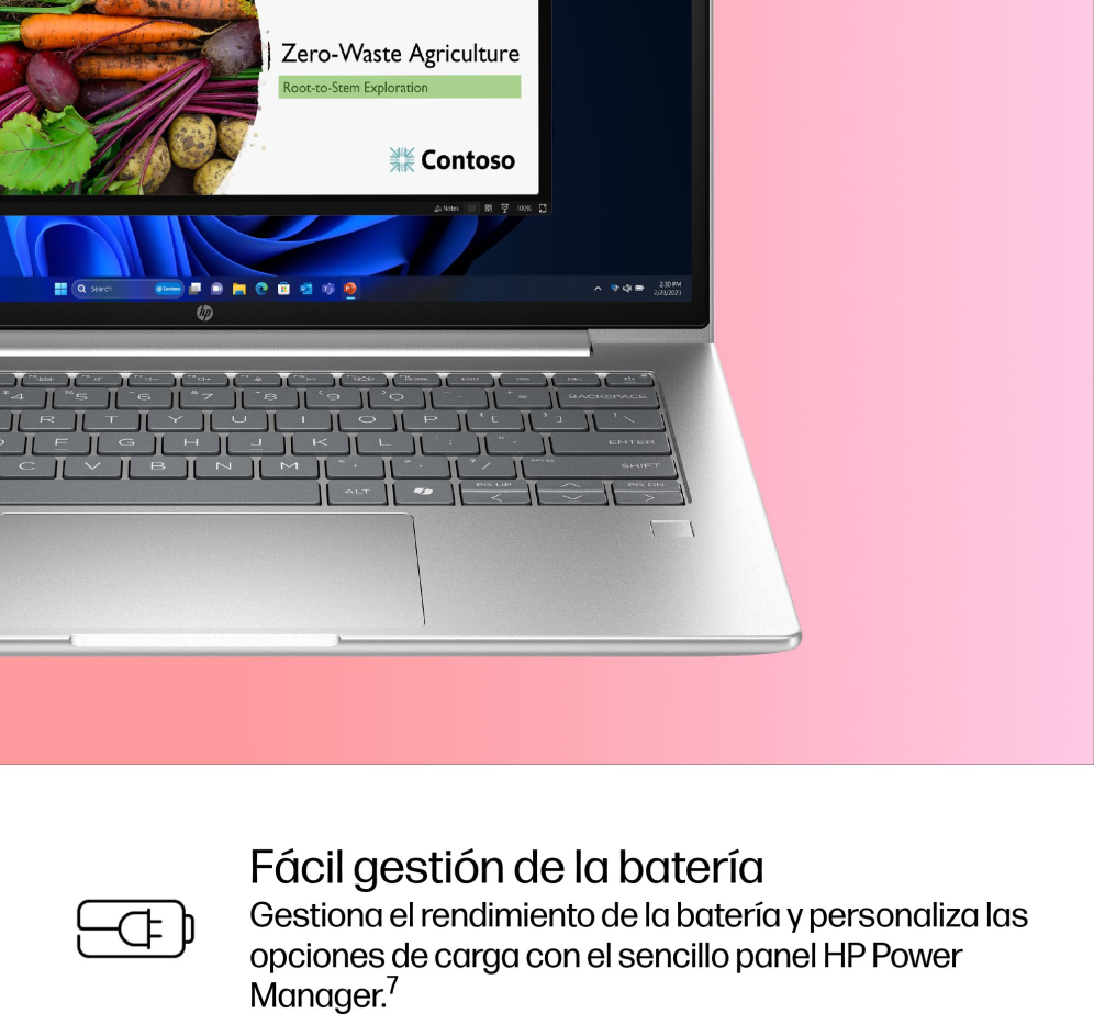 PORTATIL HP PROBOOK 4 G1IR CORE 5 120U 16GB 512GB 14" W11P - detalle