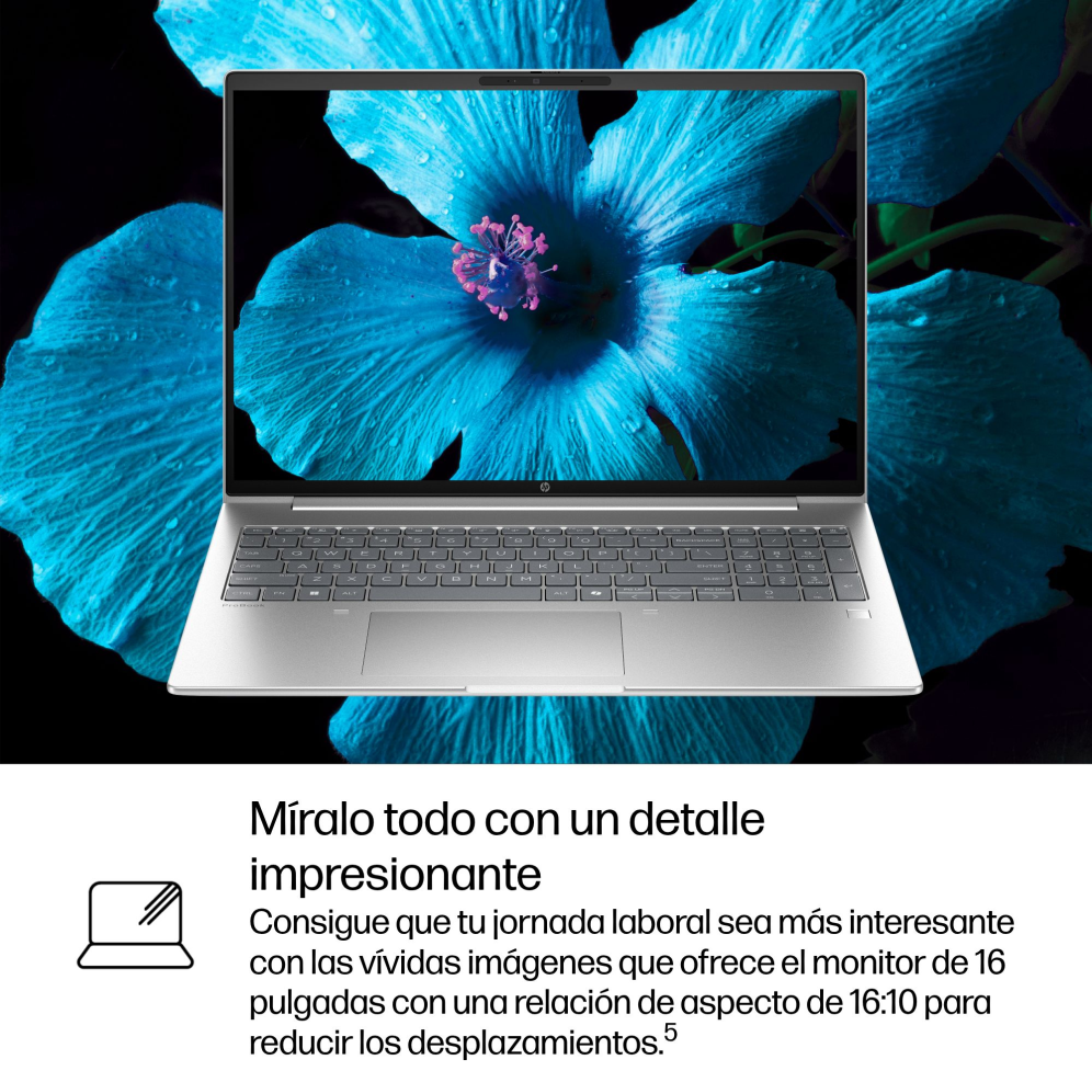 PORTATIL HP PROBOOK 4 G1IR CORE 5 120U 16GB 512GB 16" W11P - detalle