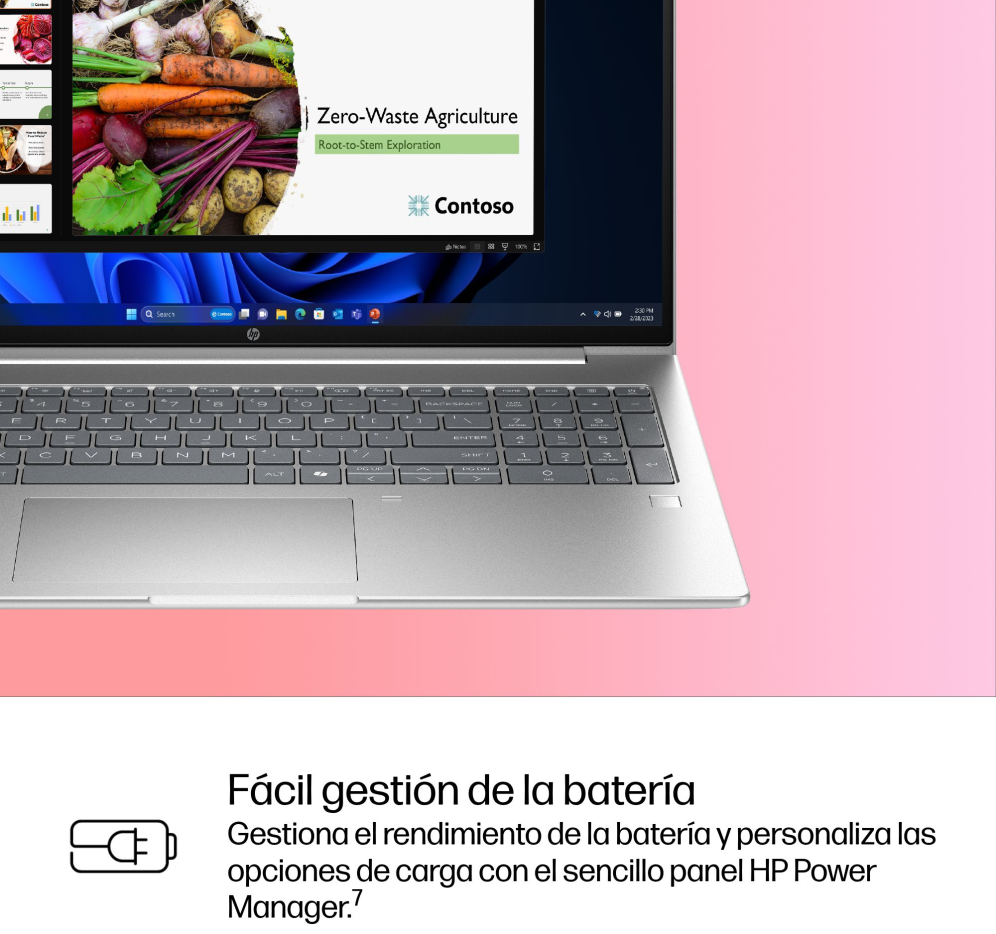 PORTATIL HP PROBOOK 4 G1IR CORE 5 120U 16GB 512GB 16" W11P - detalle