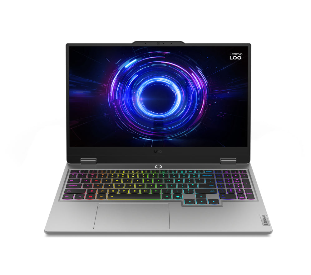 Lenovo LOQ 15IRX10 Intel® CoreT i7 i7-13650HX Portátil 39.6 cm (15.6") Full HD 24 GB DDR5-SDRAM 512 GB SSD NVIDIA GeForce RTX 5050 Wi-Fi 6 (802.11ax) Español Gris