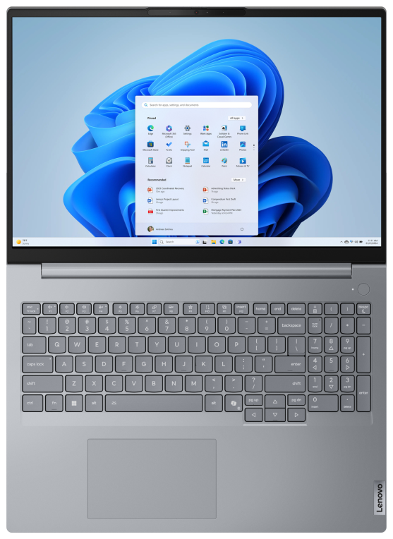 PORTATIL LENOVO THINKBOOK 16 G8 IAL U5 225U 16GB 512GB 16"WUXGA W11P - detalle