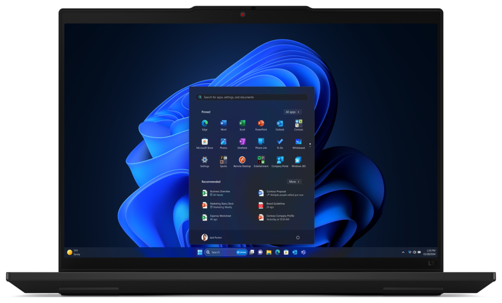 PORTATIL LENOVO THINKPAD L14 G5 R5-7535HS 16GB 512GB 14" W11P - detalle