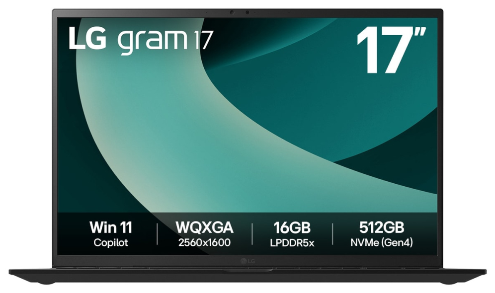 LG 17Z90T-G.AD8BB ordenador portatil Intel Core Ultra 7 255H Portátil 43.2 cm (17") WQXGA 32 GB LPDDR5x-SDRAM 2 TB Unida