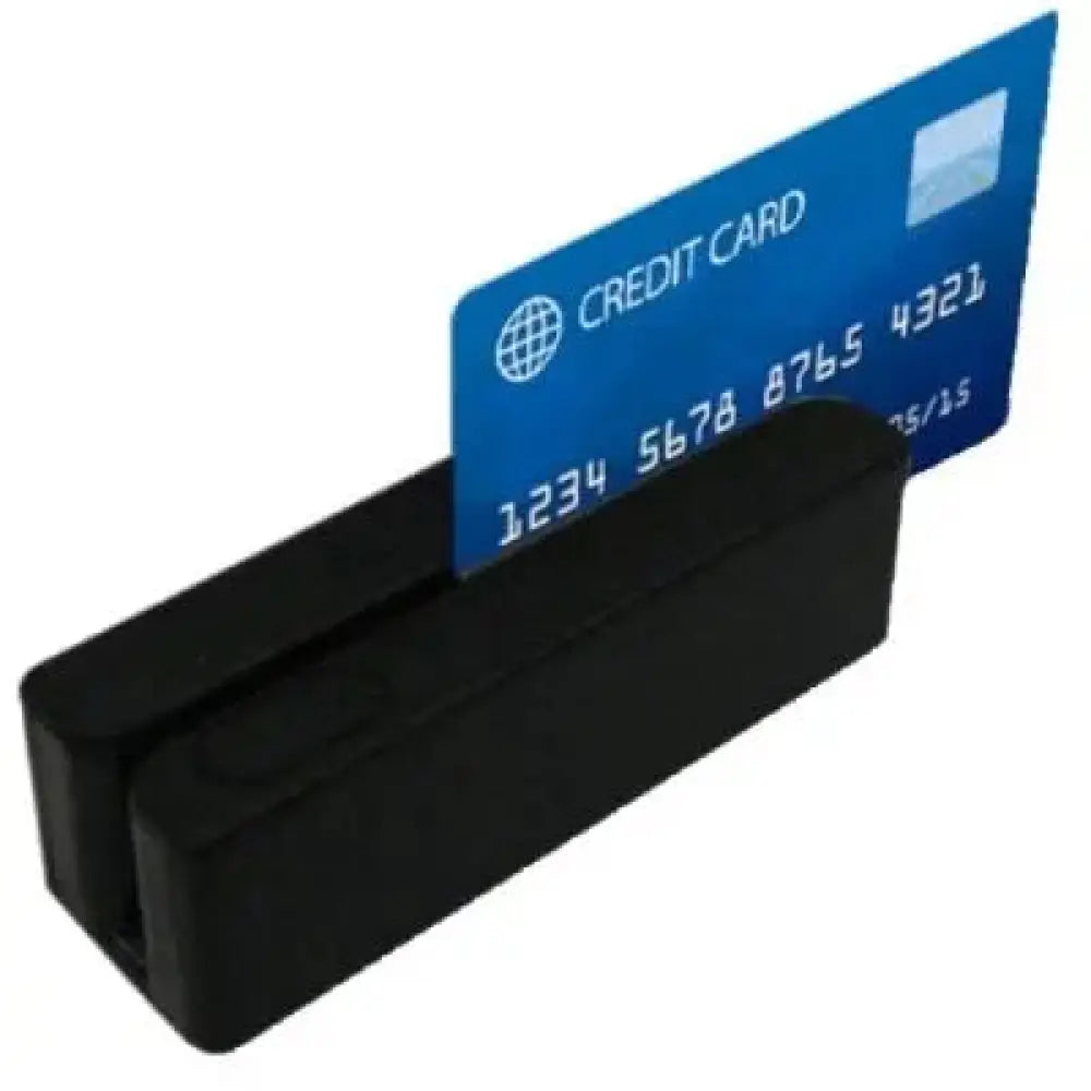 Lector de tarjetas magnéticas Posiberica Banda Magnética 3 Pistas USB, dispositivo para leer tarjetas con banda magnética.