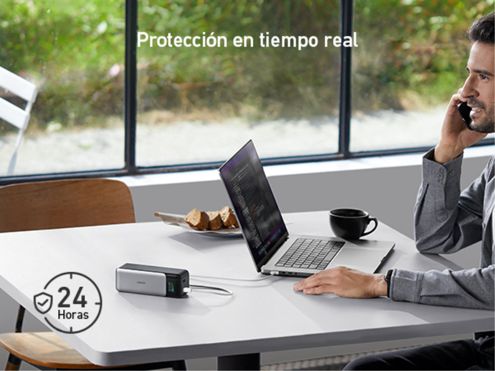 POWERBANK ANKER 737 GEN2 DISPLAY 24K 140W NEGRO - detalle