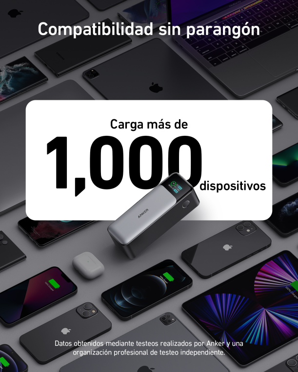 POWERBANK ANKER 737 GEN2 DISPLAY 24K 140W NEGRO - detalle