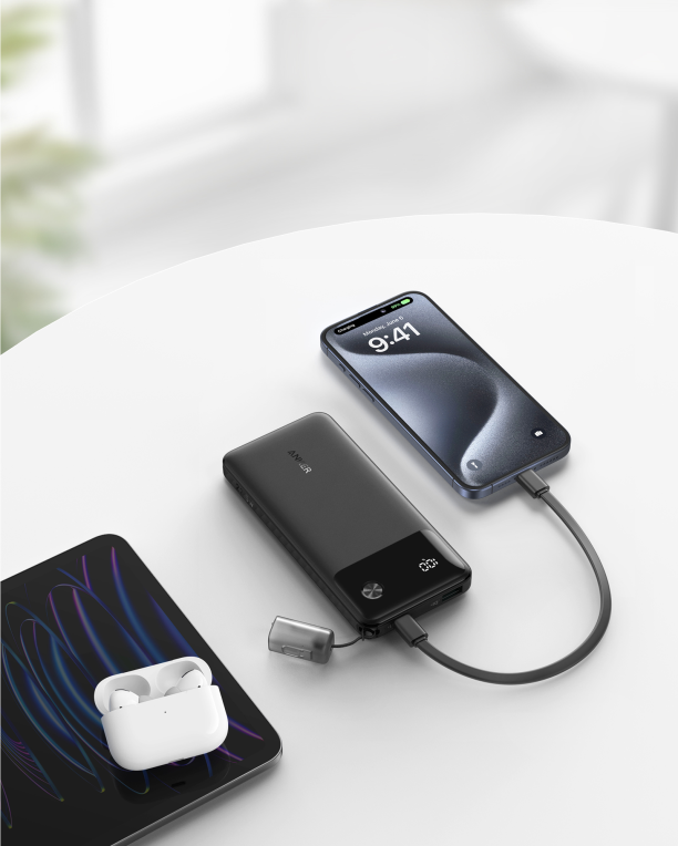 POWERBANK ANKER POWER BANK 10000MAH 22.5W BLACK - detalle