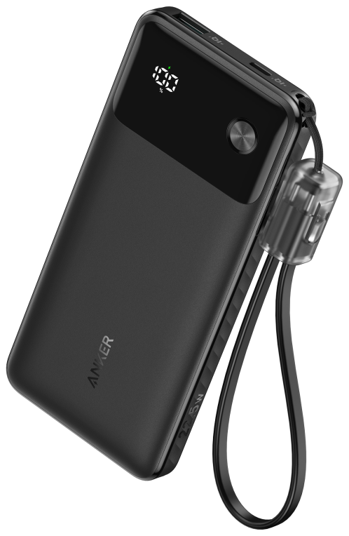 POWERBANK ANKER POWER BANK 10000MAH 22.5W BLACK - detalle