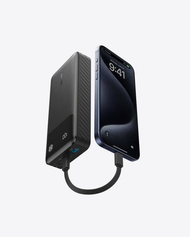 POWERBANK ANKER POWER BANK 20000MAH 30W BLACK - detalle