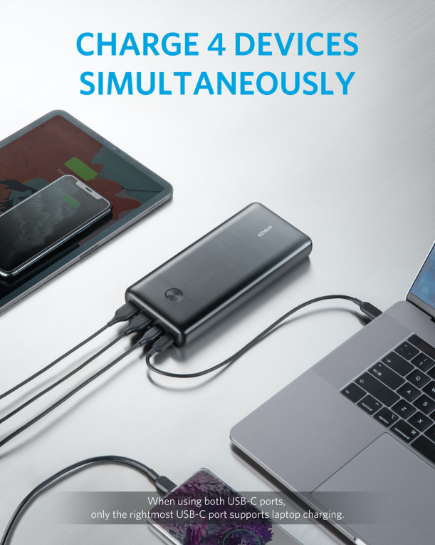 POWERBANK ANKER POWERCORE III 25,6K 87W NEGRO - detalle