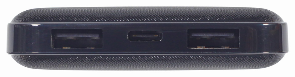 POWERBANK GEMBIRD 10000mAh 1x microUSB A 2x USB-A NEGRO - detalle