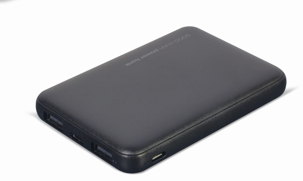 POWERBANK GEMBIRD 5000mAh 1x microUSB A 2x USB-A NEGRO - detalle