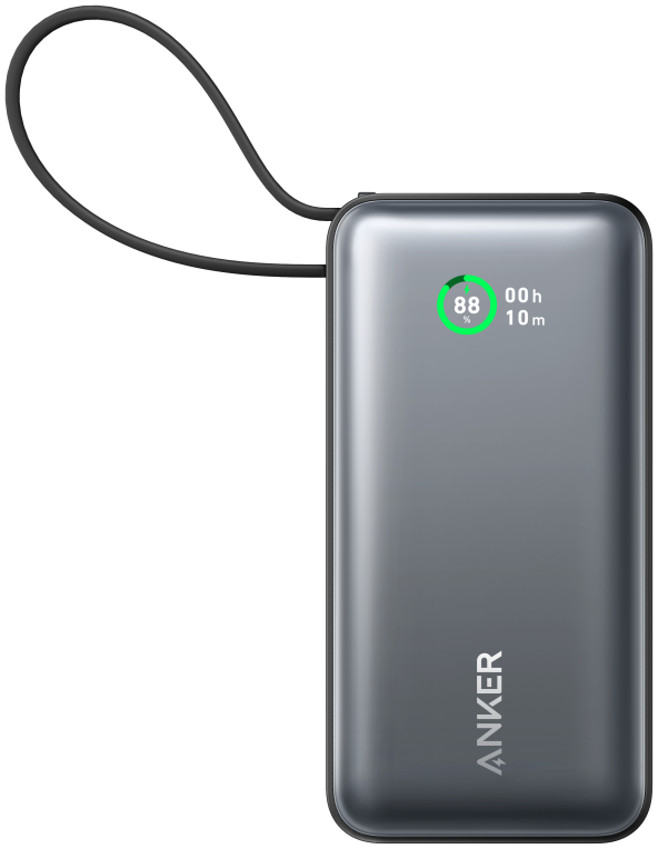 POWERBANK NANO ANKER 545 10K PD 30W NEGRO - detalle