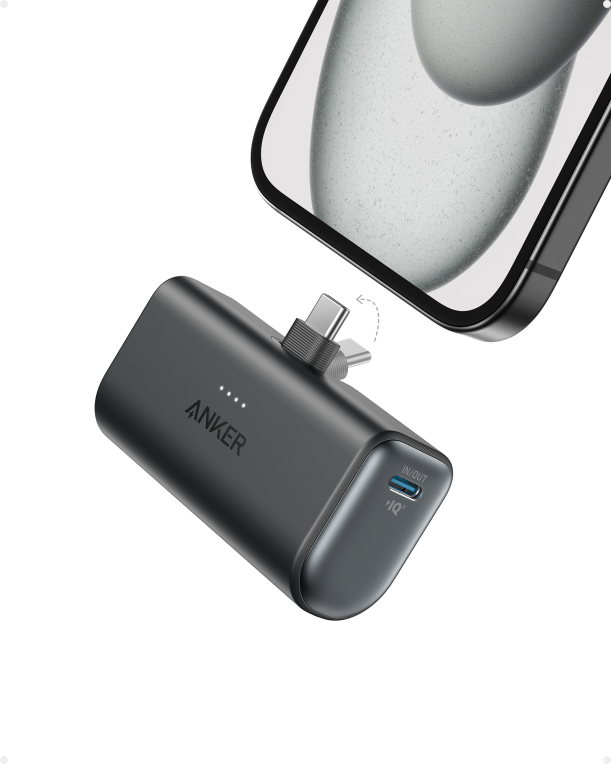 POWERBANK NANO ANKER 5K 22,5W CONECTOR USB-C NEGRO - detalle