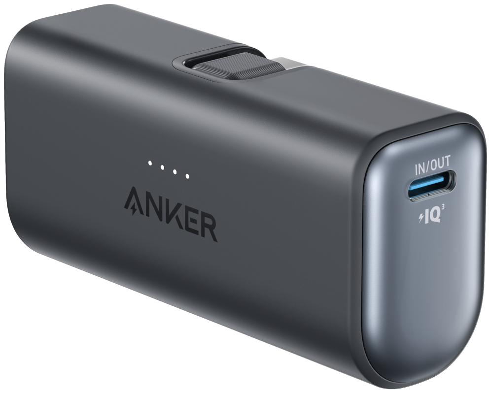 POWERBANK NANO ANKER 5K 22,5W CONECTOR USB-C NEGRO - detalle