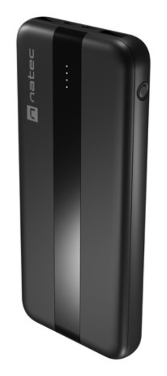 POWERBANK NATEC TREVI SLIM QV2 10000MAH 2XUSB-A 18W + 1XUSB-C 20W + CABLE USB-C - detalle
