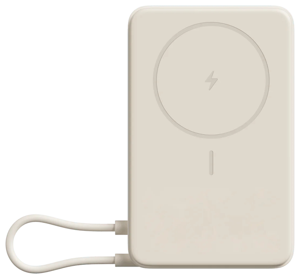 POWERBANK XIAOMI 33W MAGNETIC POWER BANK 10000 BUILT-IN STAND BEIGE