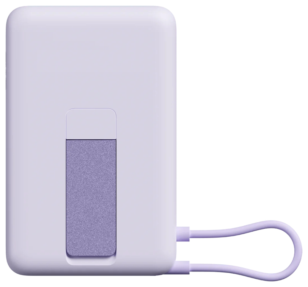 POWERBANK XIAOMI 33W MAGNETIC POWER BANK 10000 BUILT-IN STAND PURPLE - detalle