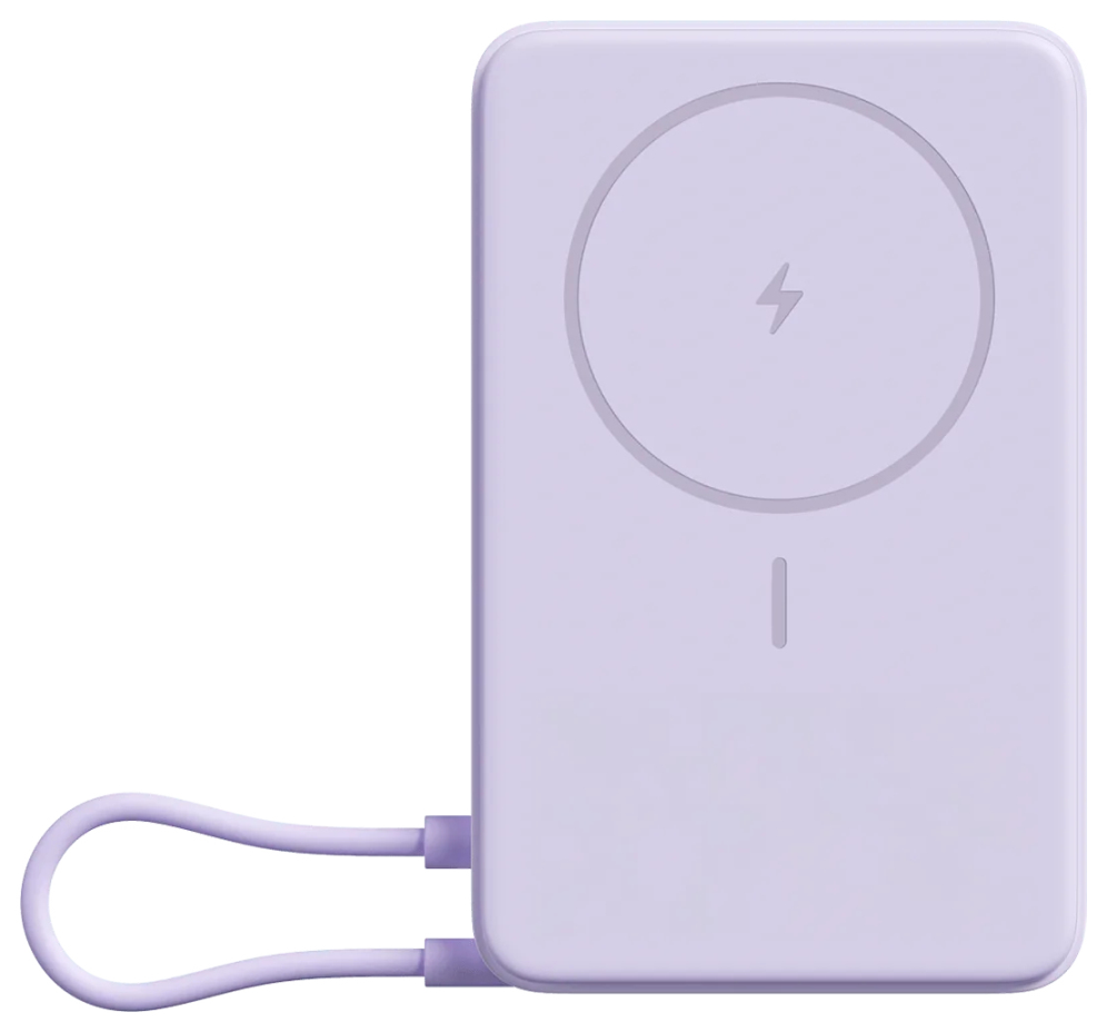 POWERBANK XIAOMI 33W MAGNETIC POWER BANK 10000 BUILT-IN STAND PURPLE