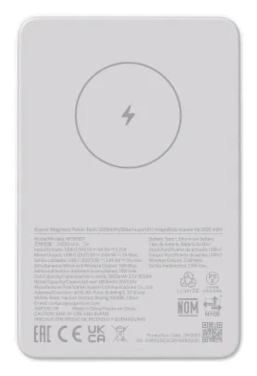 POWERBANK XIAOMI MAGNETIC POWER BANK 5000MAH
