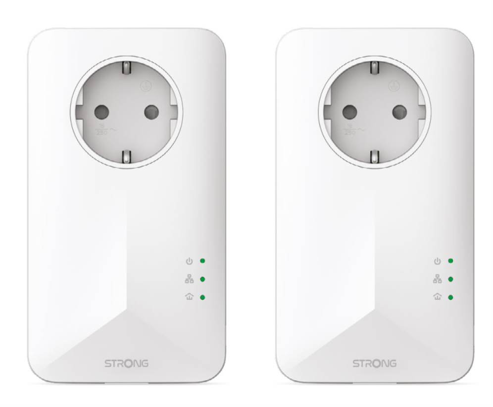 Strong PowerLine 1000 Kit 1000 Mbit/s Ethernet Blanco 2 pieza(s)