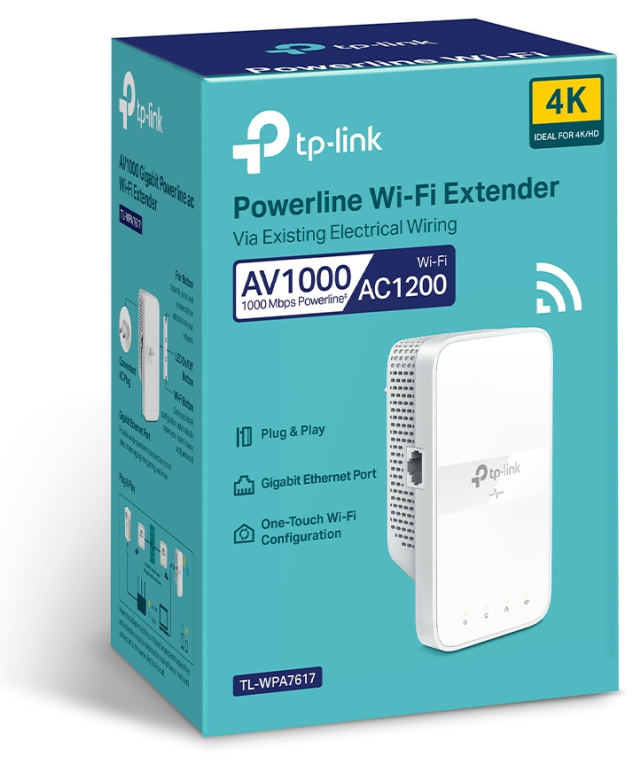 POWERLINE TP-LINK AV1000 GIGABIT AC1200 - detalle