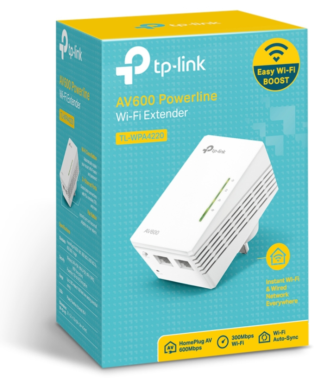 POWERLINE WIFI TP-LINK AV600 2 PORT - detalle