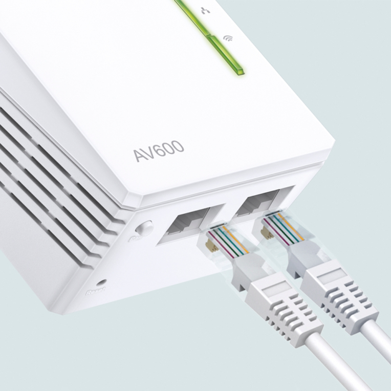 POWERLINE WIFI TP-LINK AV600 2 PORT - detalle