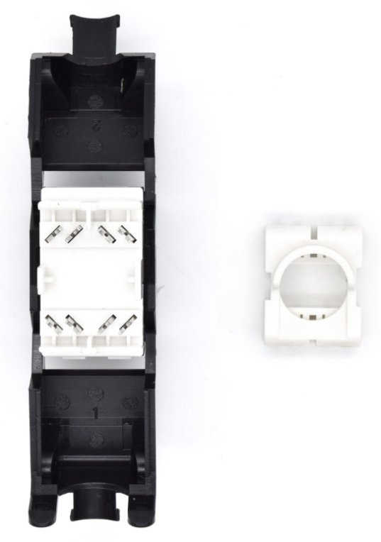 PRESA KEYSTONE WP CAT.6A UTP, TOOLLESS, COLOR NEGRO - detalle