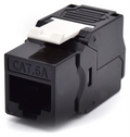 PRESA KEYSTONE WP CAT.6A UTP, TOOLLESS, COLOR NEGRO