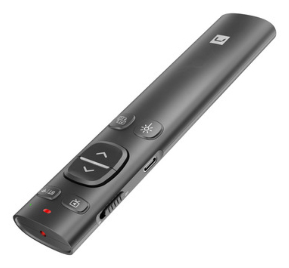 PRESENTADOR INALAMBRICO NATEC WARBLER 2 CON PUNTERO LASER GRIS - detalle