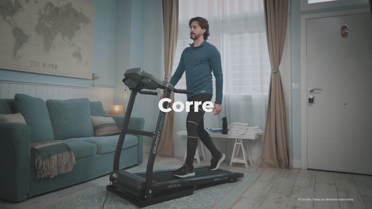CINTA DE CORRER CECOTEC DRUMFIT WAYHOME 1500 SPRINT - video